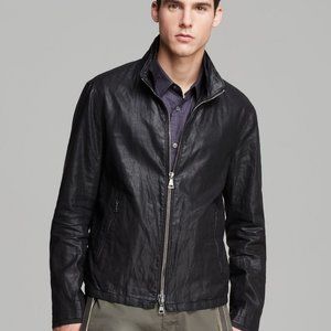 John Varvatos Black Collection Linen Short Jacket